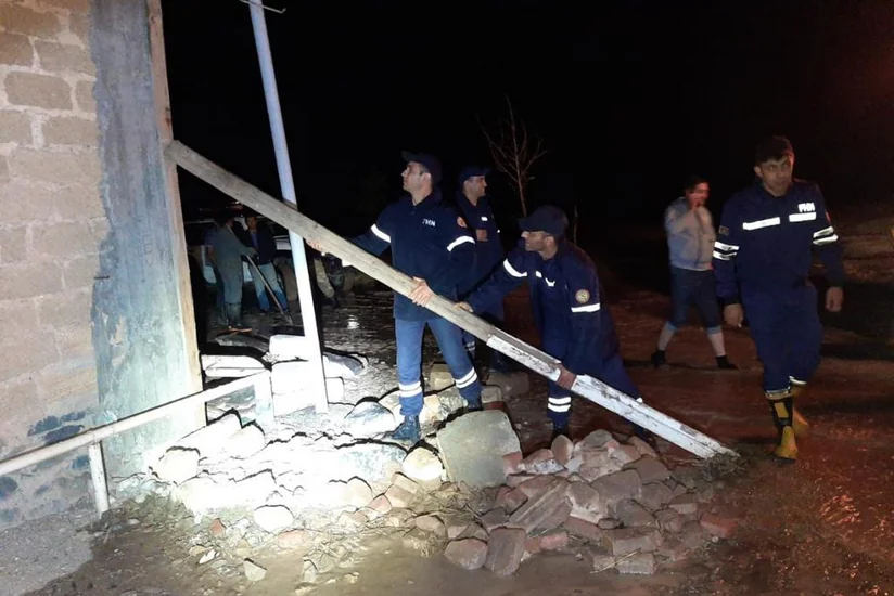 Sel səbəbindən Tərtərdə köməksiz vəziyyətdə qalan iki nəfər xilas edilib