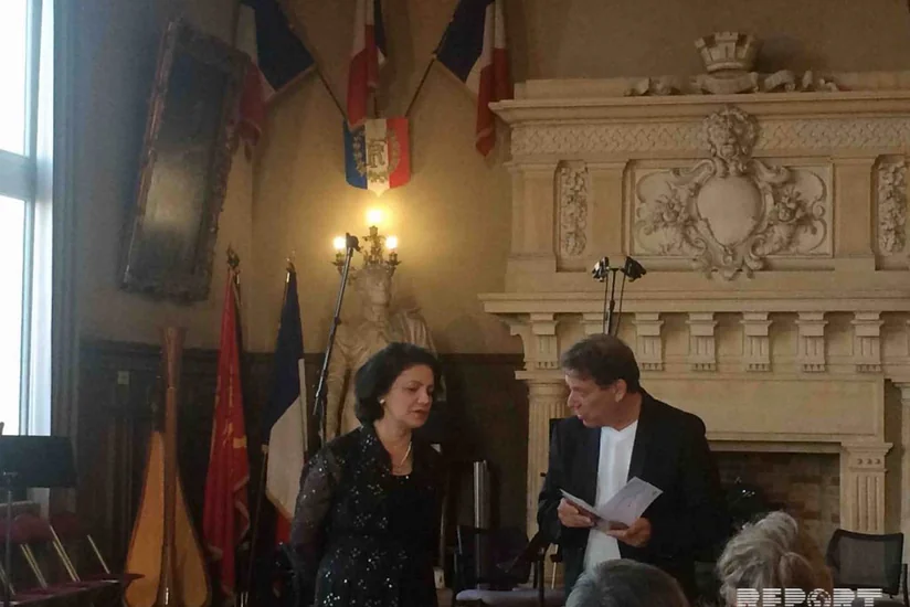 Fransada keçirilən festivalda Firəngiz Əlizadənin əsərləri nümayış etdirilib - FOTO