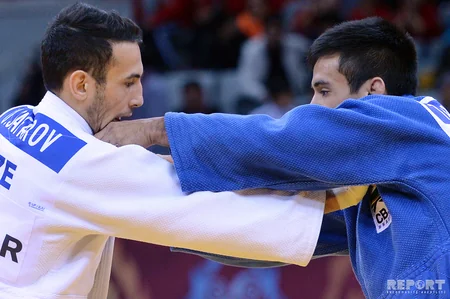 Azərbaycan cüdo yığması Böyük Dəbilqə turnirində ilk medalını qazanıb - FOTO