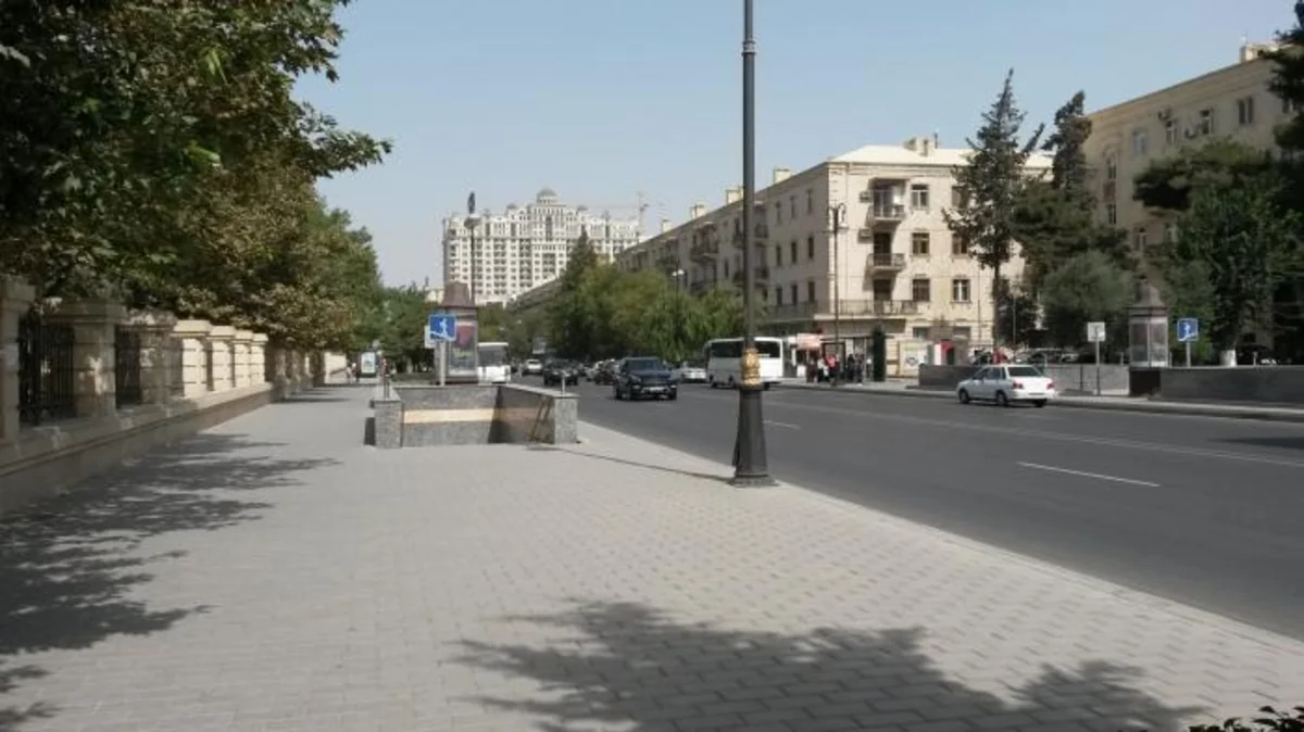 Bakının Hüseyn Cavid prospektində hərəkət qismən məhdudlaşdırılacaq