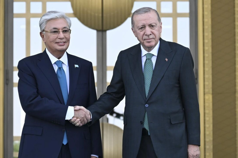 Official meeting between Tokayev and Erdogan begins in Ankara