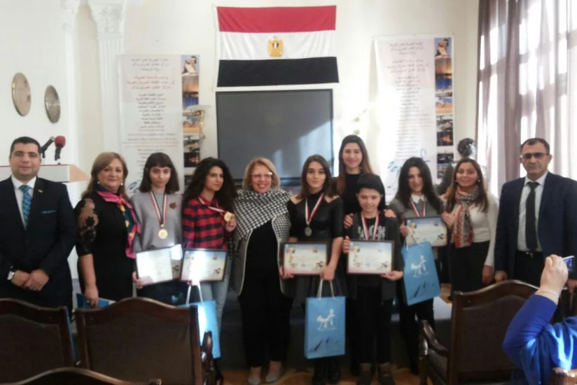 Misirdə keçirilən rəsm sərgisində qalib gəlmiş azərbaycanlı istedadlar mükafatlandırılıb