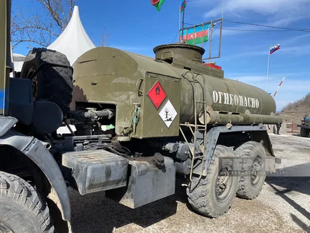 47 vehicles of Russian peacekeepers pass freely along Khankandi-Lachin road