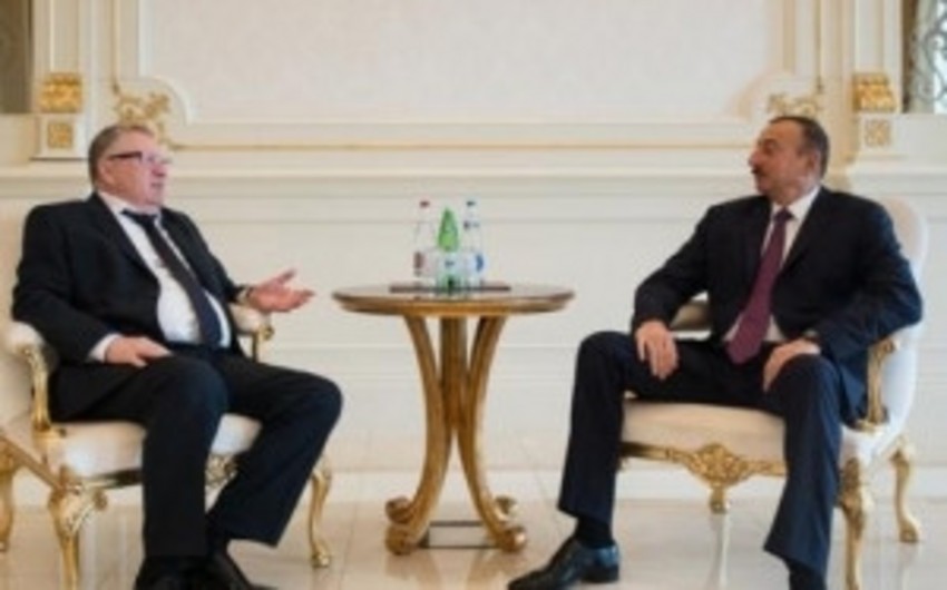 Президент Азербайджана принял депутата Госдумы России Владимира Жириновского