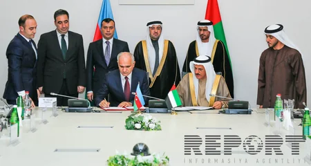 Azərbaycan ​ilə BƏƏ arasında əməkdaşlıq protokolu imzalanıb