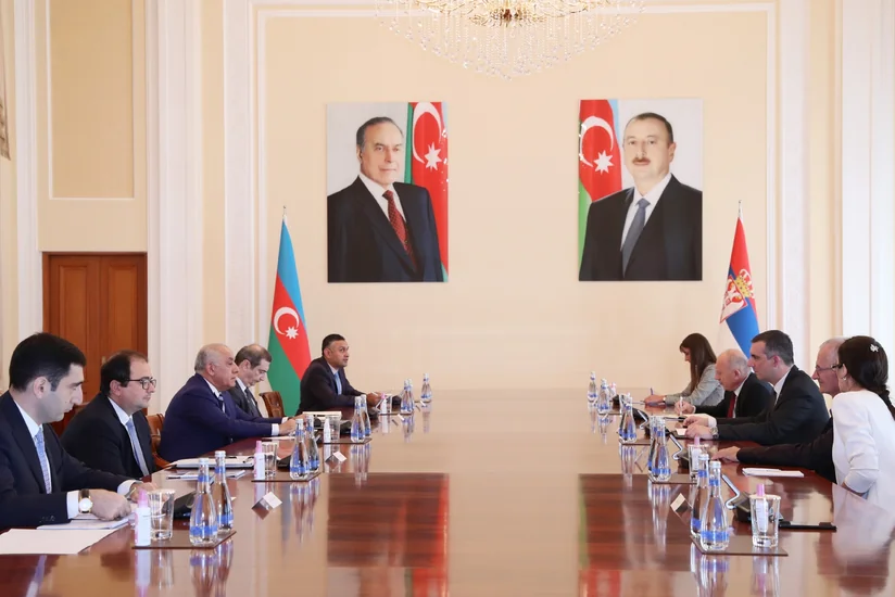 Baş nazir Əli Əsədov Serbiya Milli Assambleyasının sədri ilə görüşüb