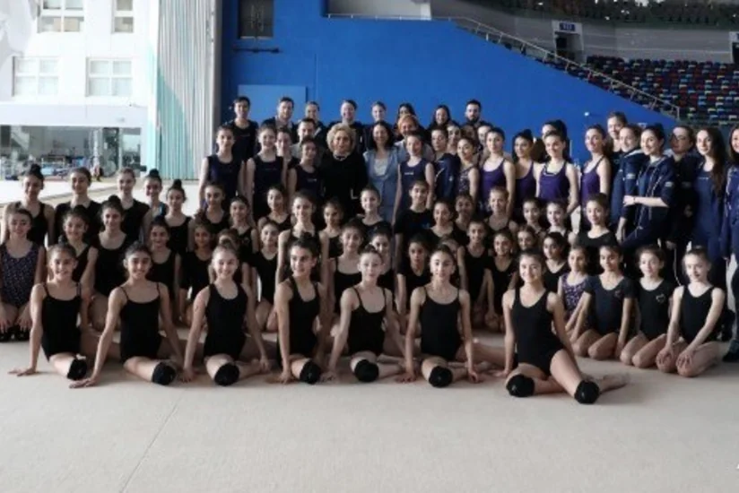 Valentina Matviyenko Milli Gimnastika Arenasında olub