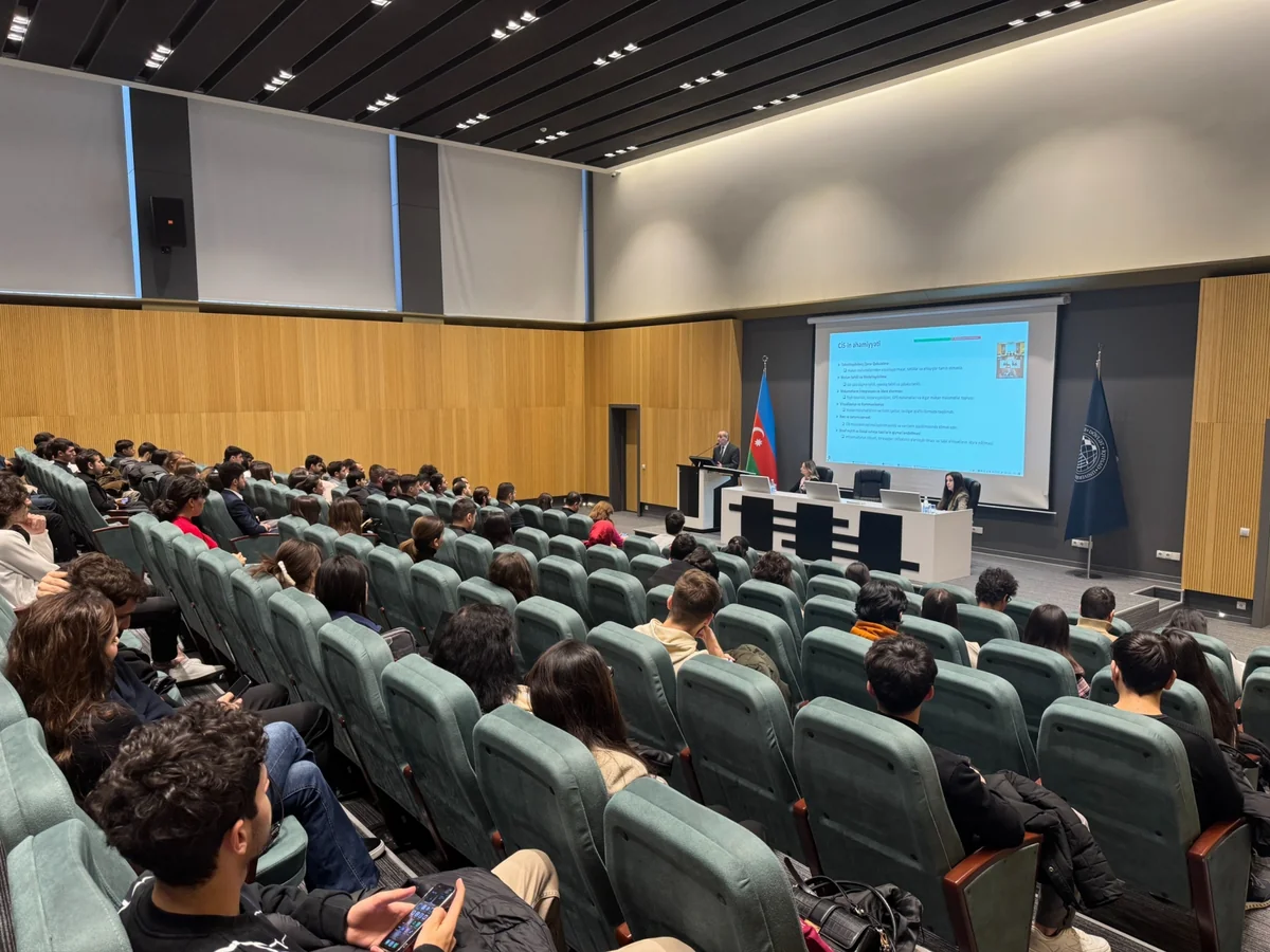 4SİM: ArcGIS layihəsinin tələbələrə təqdimatı keçirilib