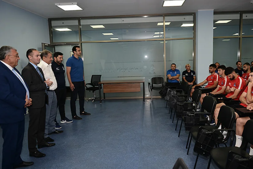 AFFA rəhbərliyi İslamiadaya yollanacaq Azərbaycan millisi ilə görüşüb