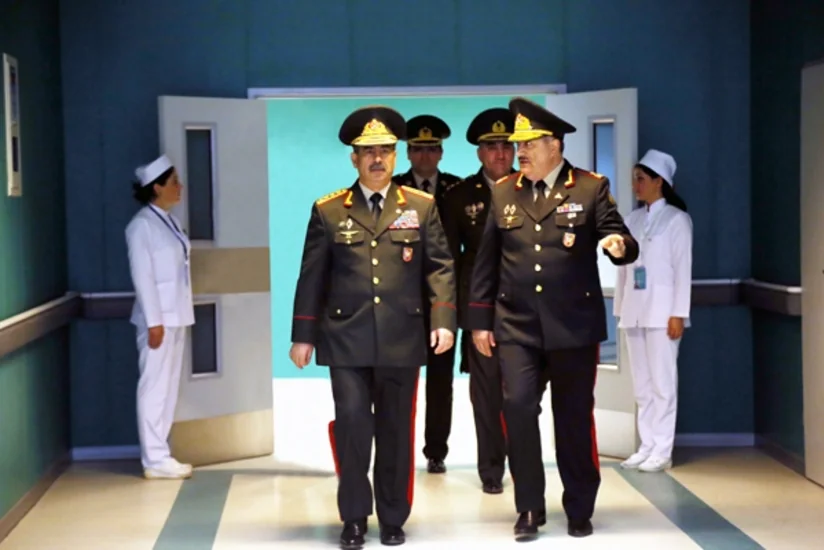 Zakir Hasanov met with leadership of medical service of Azerbaijani Armed Forces
