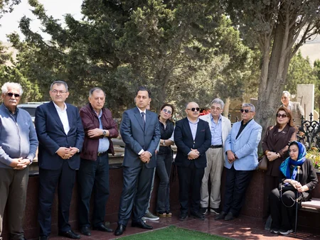 Xalq artisti Amaliya Pənahovanın məzarı ziyarət olunub
