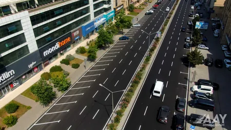 Bakının Əhməd Rəcəbli küçəsinin bir hissəsində aparılan təmir yekunlaşıb