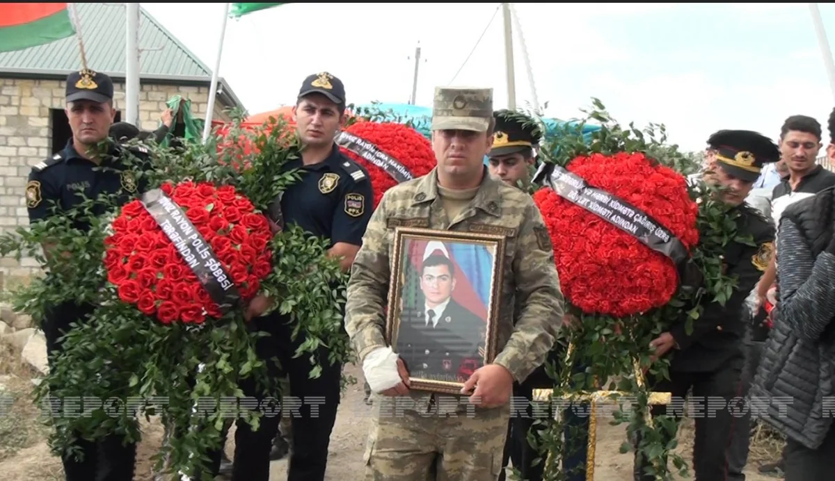 Şəhid Firuz Əhmədov Tovuzda dəfn edilib