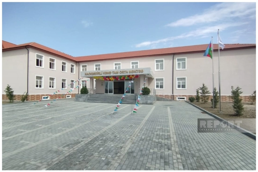 Heydər Əliyev Fondu tərəfindən Şamaxıda inşa olunan daha bir məktəb istifadəyə verilib