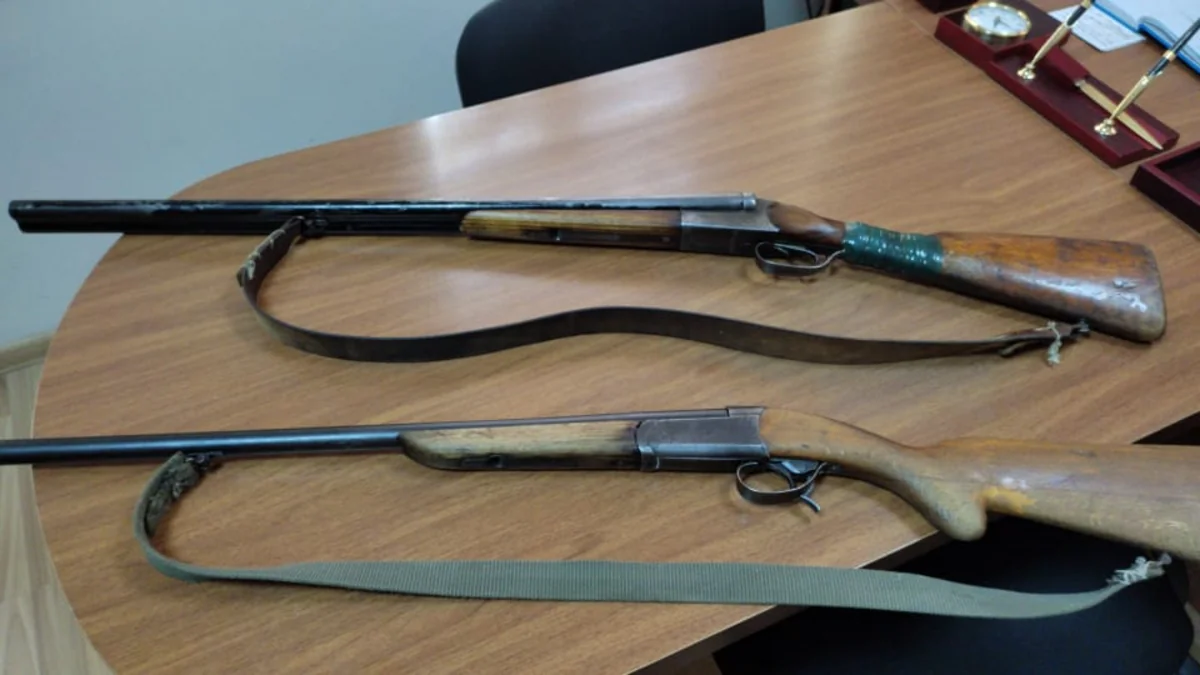 Saatlı sakinində odlu silahlar aşkarlandı