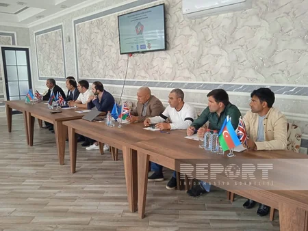 Füzulidə beynəlxalq təşkilatların iştirakı ilə minalar əleyhinə maarifləndirmə tədbiri keçirilib