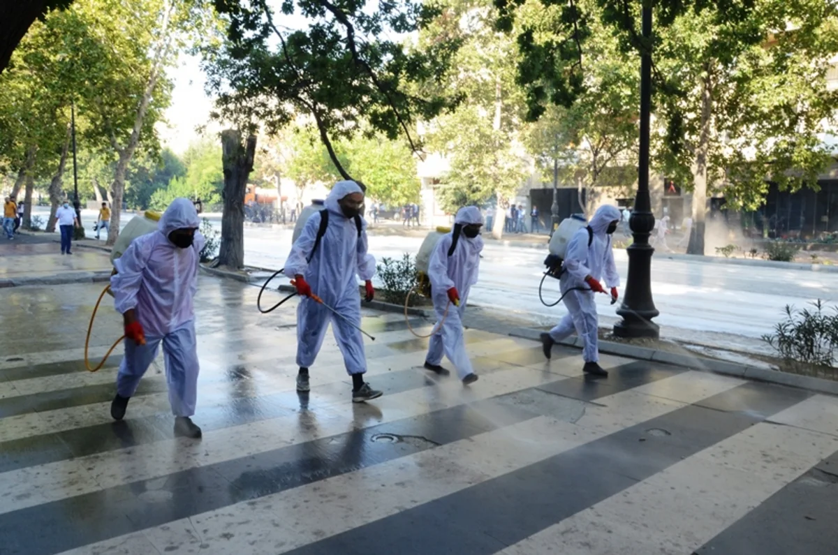 Bakıda növbəti dezinfeksiya işləri aparılır
