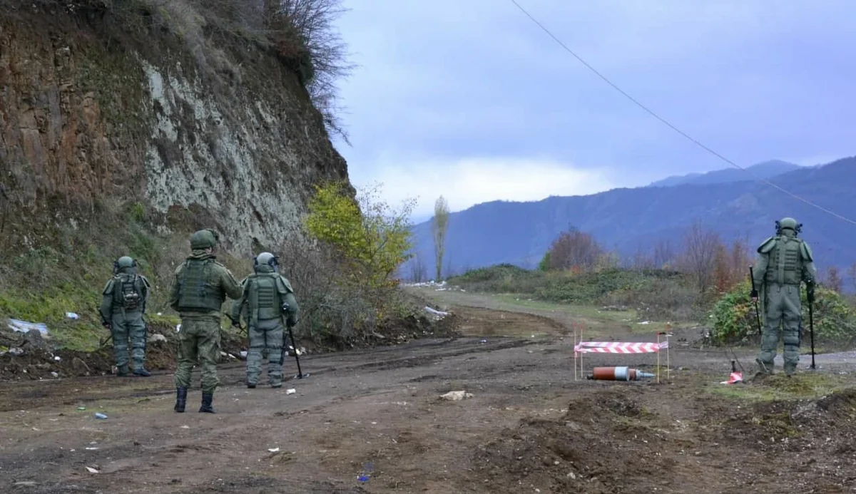Rusiya Qarabağı minalardan təmizləyir