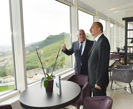 ​Prezident İlham Əliyev “Qalaaltı Hotel & SPA” müalicə-istirahət kompleksinin açılışında iştirak edib