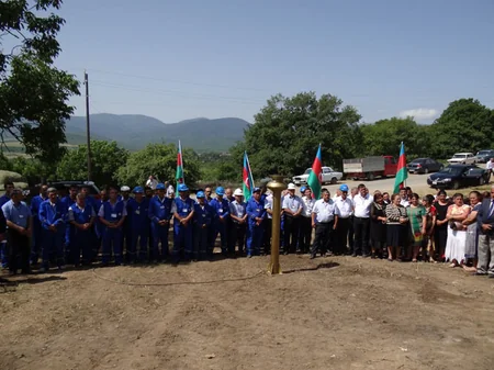 ​Şabran rayonunun Zöhramı kəndinə təbii qaz verilib