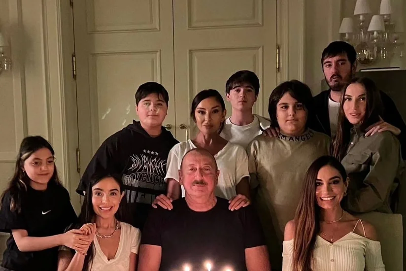 Prezident İlham Əliyev doğum gününü ailəsi ilə birgə qeyd edib