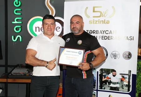 Azərbaycan Stronqmen Federasiyasının beş illiyi ilə bağlı tədbir keçirilib