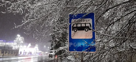 В Гяндже выпал снег