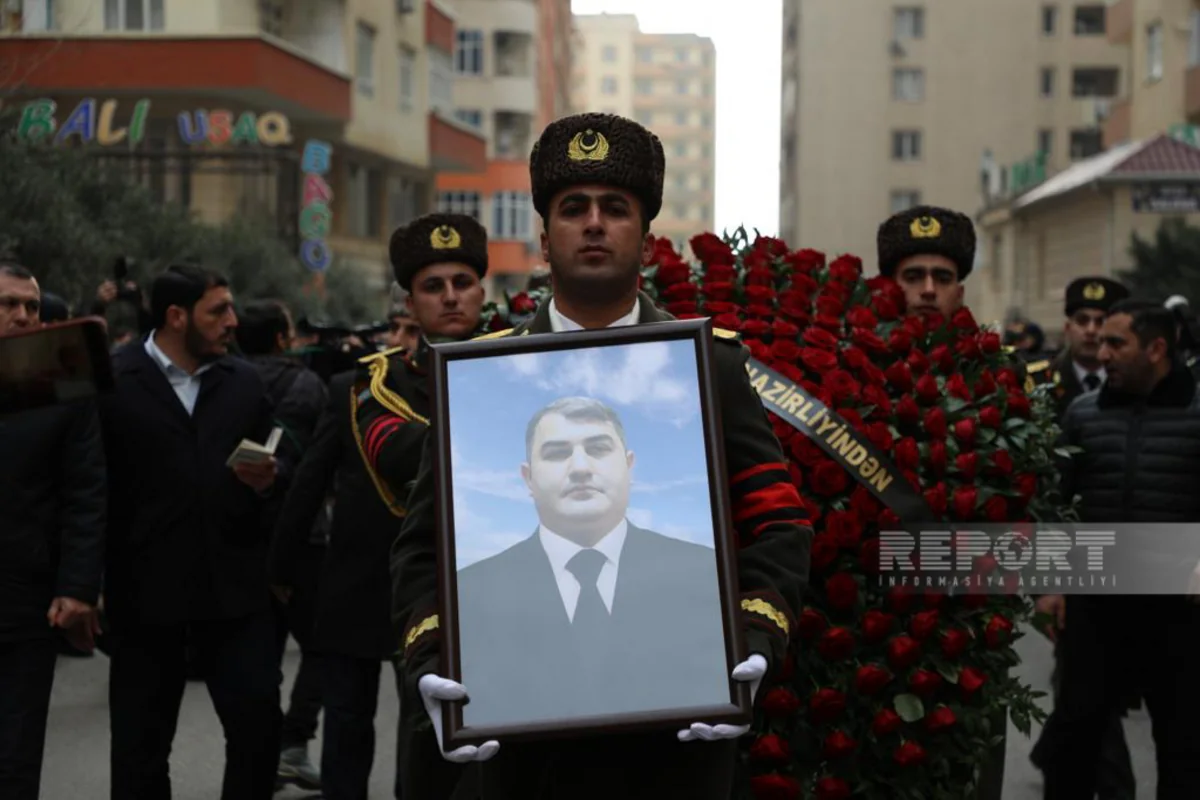 Şəhid Orxan Əsgərovun yas mərasimi davam edir