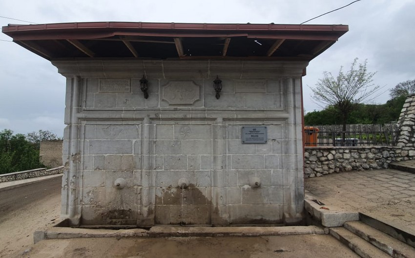 Şuşadakı Mamay bulağı öz tarixi görkəminə qaytarılır