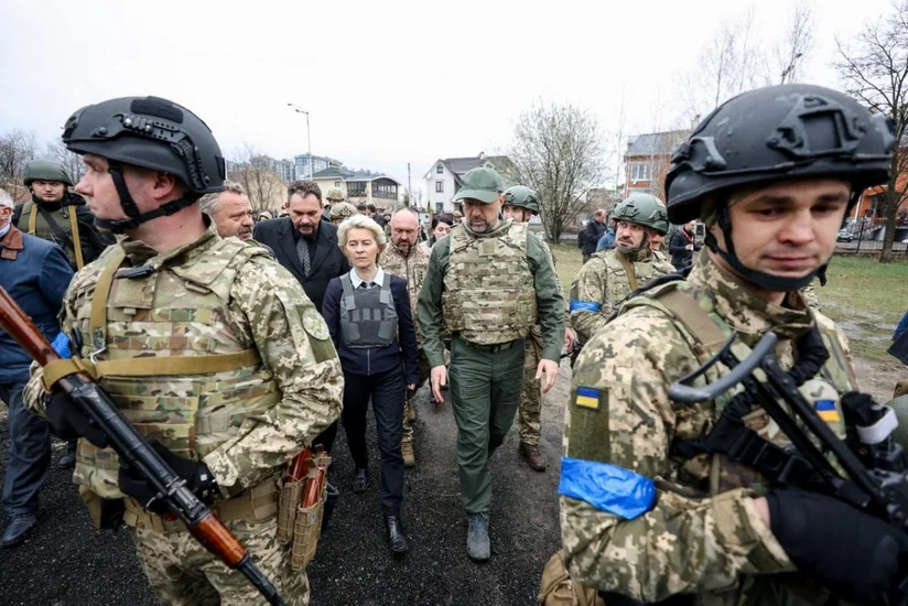 Глава Еврокомисии и Боррель посетили Бучу
