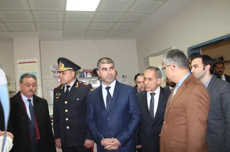 Azərbaycanın hökumət rəsmiləri İğdırdakı qəzada yaralanan ölkə vətəndaşlarını ziyarət ediblər