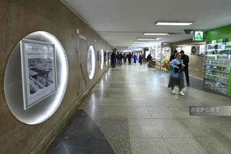 Bakı metrosunun 55 illiyinə həsr olunmuş sərgi açılıb