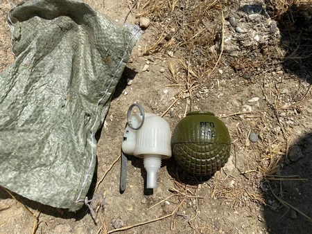 Bakıda əl qumbarası tapılıb