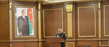 Bakı Şəhər Baş Polis İdarəsində Heydər Əliyevin xatirəsi anılıb