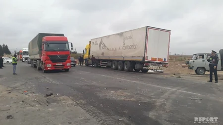 Tovuzda zəncirvari yol qəzası baş verib, 5 nəfər xəsarət alıb - FOTO - VİDEO - YENİLƏNİB