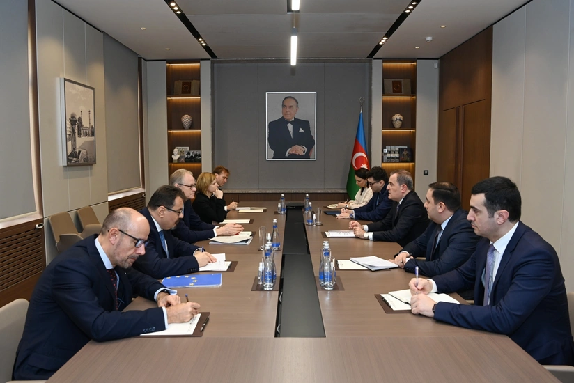 Azerbaijani FM meets with EU official 