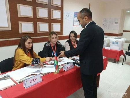 21 saylı Nəsimi birinci seçki dairəsinin 13 saylı seçki məntəqəsində 309 nəfər səs verib