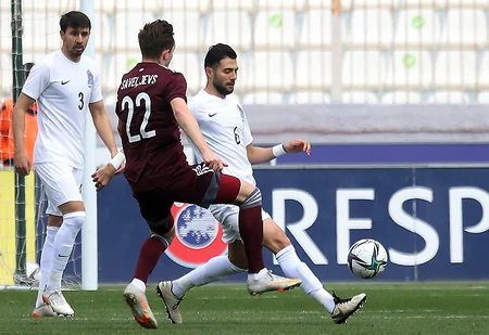 Azərbaycan millisi tarixində ilk dəfə Latviyaya məğlub olub