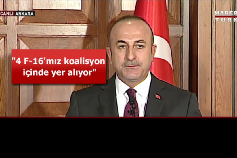 Turkish FM: Our four F-16 fighters joined air strikes over Mosul