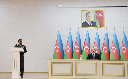 Ali Baş Komandan İlham Əliyev yeni hərbi şəhərciyin açılışında iştirak edib - YENİLƏNİB