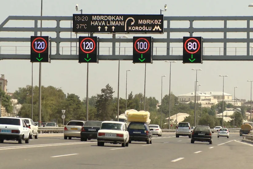 Bakının magistral yollarında sürət həddi endirilib