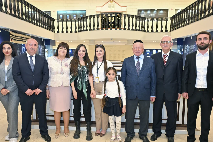Лейла Алиева посетила Музей горских евреев в Красной слободе в Губе