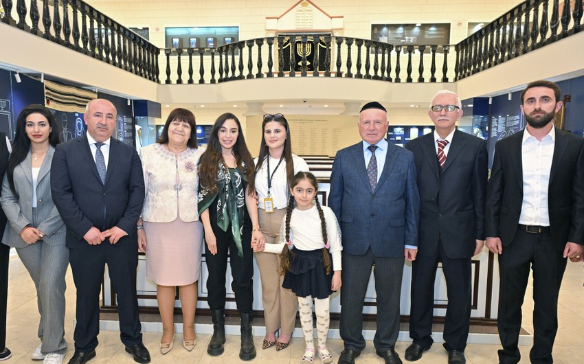 Лейла Алиева посетила Музей горских евреев в Красной слободе в Губе 
