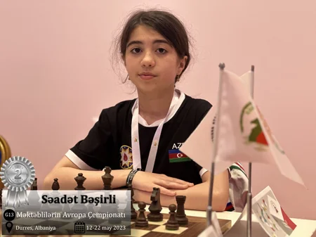 Azərbaycanın məktəbli şahmatçıları Avropa çempionatında 5 medal qazanıblar