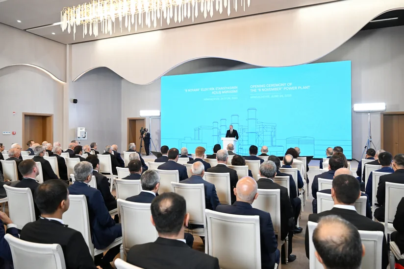 President Ilham Aliyev: The inauguration of '8 November' Power Plant will significantly strengthen our country’s energy potential
