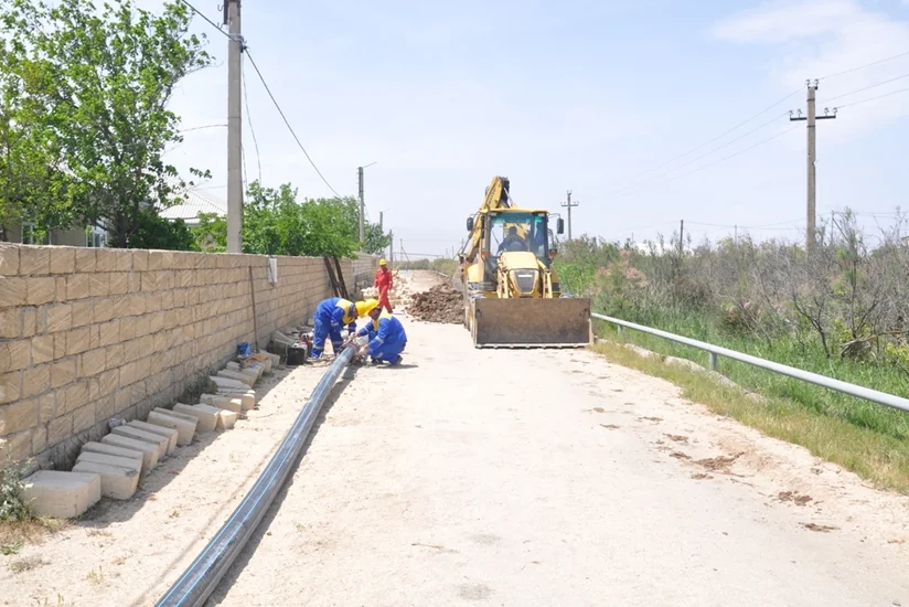 Azərsu” Xızıda Yeni Yaşma kəndinin içməli su təminatının yaxşılaşdırılması layihəsinin icrasına başlayıb
