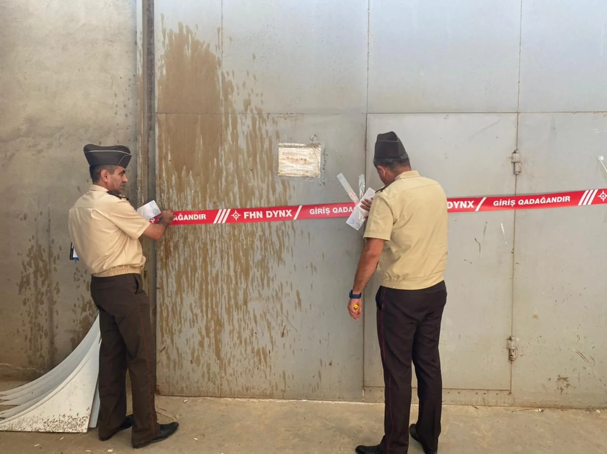 Bakıda yanğın təhlükəli obyektin fəaliyyəti məhdudlaşdırılıb