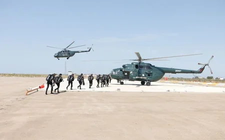 DSX Xəzərdə təlimlər keçirib - VİDEO