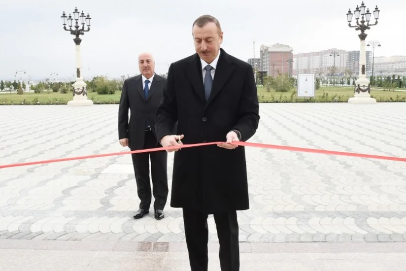 President Ilham Aliyev inaugurates Flag Museum in Sumgayit