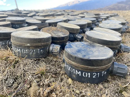 Minefield installed by illegal Armenian armed detachments inspected 